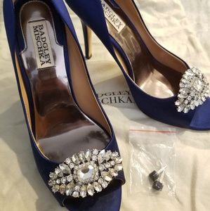 Blue Badgley Mischka heels